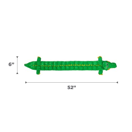Outward Hound Squeaker Matz Plush Gator Dog Toy, XXL - size: 2X-Large (Pack of 1)