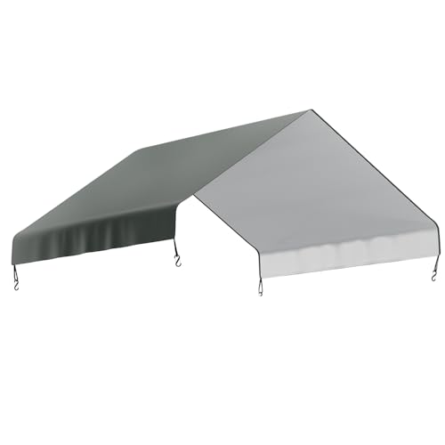 Chicken Run Cover Replacement, Waterproof Chicken Cage Tarp, Weatherproof Cover for Outdoor Duck Pen