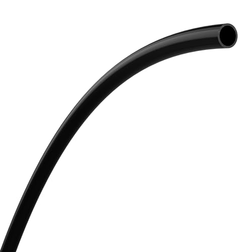 Alpine Corporation 3/8 Inch Inside Diameter and 100 Feet Long PVC Tubing for Ponds, Fountains and Waterfalls Circulations, Black - size: 3/8" I.D. x 1/2" O.D.