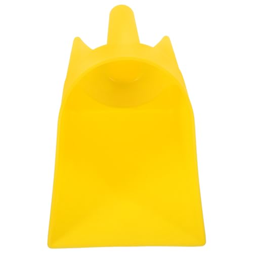Sosoport Thickened Feed Shovel with Large Capacity Ergonomic Handle for Livestock and Poultry Feeding 7.87X7.08X5.70 Inch Durable Farm Scoop Tool