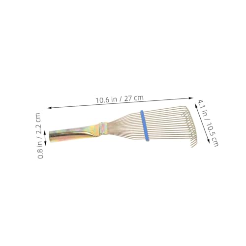 Toyvian Wire Grooming Brush Cattle Sheep Goats Efficient Shedding Tool for Animal Hair Cleaning Rake for Wet Dry Use