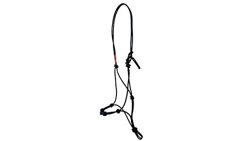 Downunder Horsemanship Rope Halter - color: Black, size: Average
