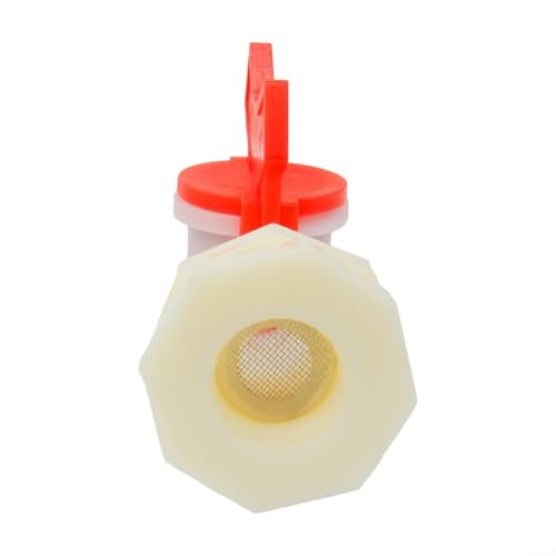 4 Set Water Bucket Connector System with Ball Valve Filter for Rabbit Poultry Animal Watering Equipment 5/16 Inch