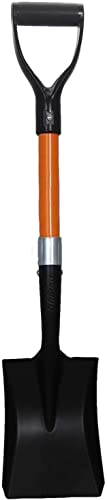 Ashman Short Handle Transfer Shovel (6 Pack) Shovel for Digging 27-inch with Sturdy Blade, Small Garden Shovel, Kids Snow Shovel, Shovels for Gardening with D- Handle Gardening Tool - size: 6 Pack, style: Small Transfer Shovel