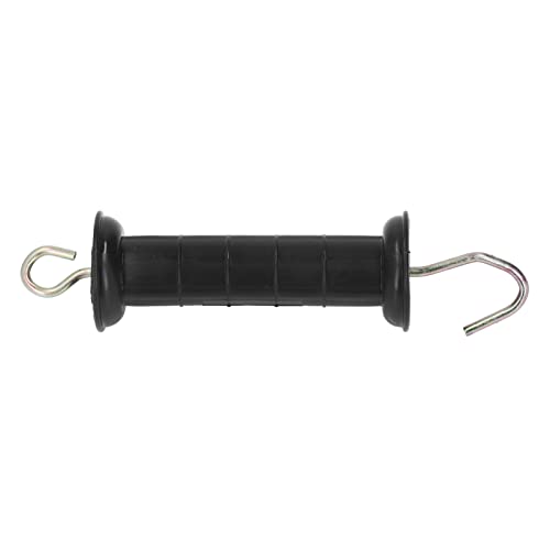 5Pcs Electric Fence Gate Handles, Insulated Fence Plastic Gate Handle with Metal Hook Spring Tension Gate Handle for Farm Pasture