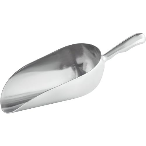 OCS Parts Aluminum 12-Inch Food and Ice Scoop | 38-Ounce | Professional Grade Scooper for Ice, Flour, Candy, Sugar, Rice, Popcorn, Coffee, and Beans for Home or Commercial Kitchens - size: 38-Ounce