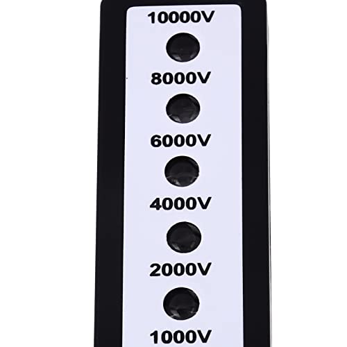 Electric Fence Voltage Tester, Electric Fence Voltage Tester Fault Finder Farming Equipment Portable Testing Tool Neon Lights Max 1000V - 10000 V with 6pcs Light for Livestock Farms Gardening Tools