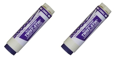 MARKAL 61087 Purple Twist-Stik Livestock Marker, 2-Pack – Twist-Up Permanent Paint Stick for Cattle, Hogs, Sheep & Livestock Identification