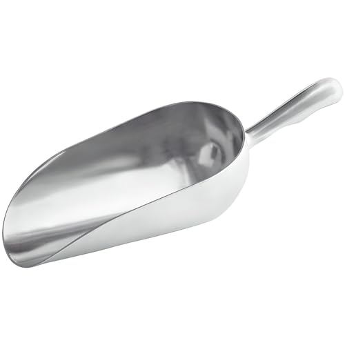 OCS Parts Aluminum 13.5-Inch Food and Ice Scoop | 58-Ounce | Professional Grade Scooper for Ice, Flour, Candy, Sugar, Rice, Popcorn, Coffee, and Beans for Home or Commercial Kitchens - size: 58-Ounce