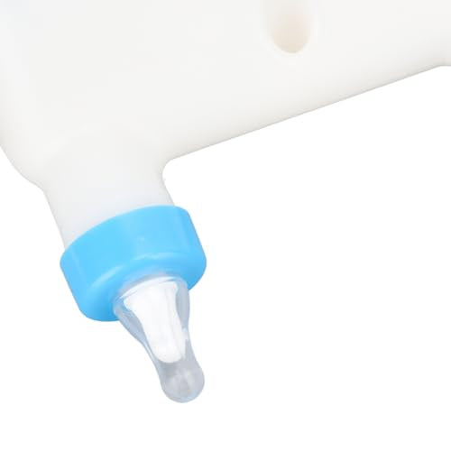 SYH&AQYE Goat Milk Jug, 3 Pacifier Small Animal Milk Feeder Piglet Puppy Baby Lamp Goat Milk Feeder Farm Drinking Equipment for Farm Lamb Dog Piglet