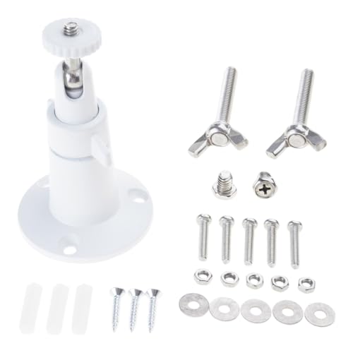 Stainless Steel Camera Mount with Drainage Rustproof Outdoor CCTV Bracket for Security Devices Weather-Ready Gear (1 Set