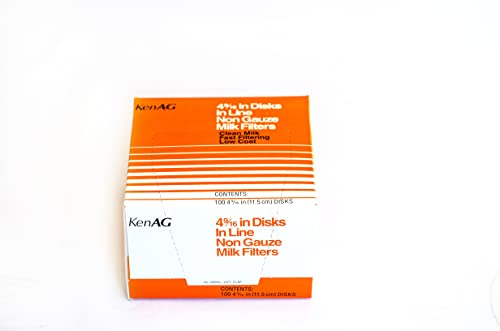 Kenag Milk Filter Disks 4-9/16" (100 disks) (2 Pack) - size: 2 pack