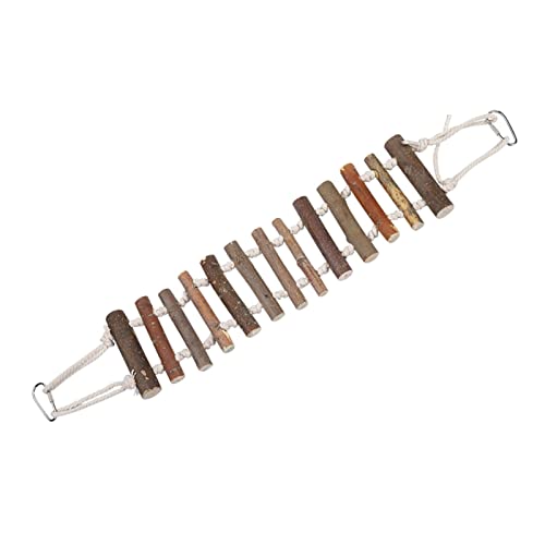 Naturals Rope Wooden Ladder Bird Swing for Parrots & Hamsters