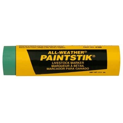 61026 Paintstick Livestock Marker, All Weather, Green - Quantity 12