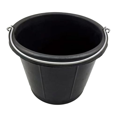 Rubber Feed Bucket Versatile Rubber Pail Garden Water Bucket for Animals