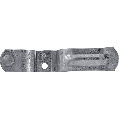 Heavy Duty Fork Latch (Bolt in) 1-3/8" x 2-3/8" Galvanized Pressed Steel - size: 1-3/8" x 2-3/8"