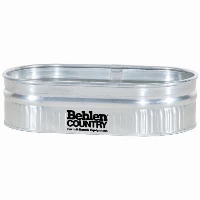 Behlen Country 50130198-09 Stock Tank, Galvanized, 2 x 1 x 4 Ft., 44 Gallons - Quantity 2