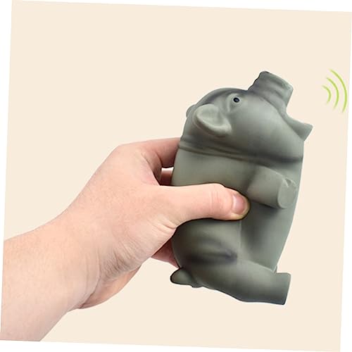 ORFOFE 2pcs Chew Toys for Dogs Latex Dog Teeth Grinding Toys Adorable Pig Shape for Chewing and Reducing Loneliness Lightweight and Portable Pet Supplies