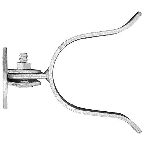 Jake Sales Wall Mount (Flat Back) Fork Gate Latch - Use for 2-3/8inches (2-1/2Gate Frames, Easily Mounts to Wooden Gate Post or Wall with Screws or Lag Bolts - Gate Latch Hardware - size: 2-3/8" Each