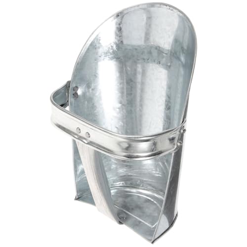 DECHOUS Heavy Duty Stainless Steel Livestock Feed Scoop Handle Farm Food Shovel for Poultry and Livestock Feeding Thicken Garden Shovel Tool for Animal Feed