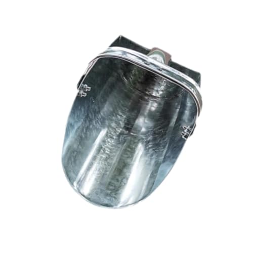 Milageto Feed Scoop Metal Stackable Feed Scoop with Handle Large Ergonomic Spoon Iron Heavy Duty Reusable Tool Suitable for Livestock