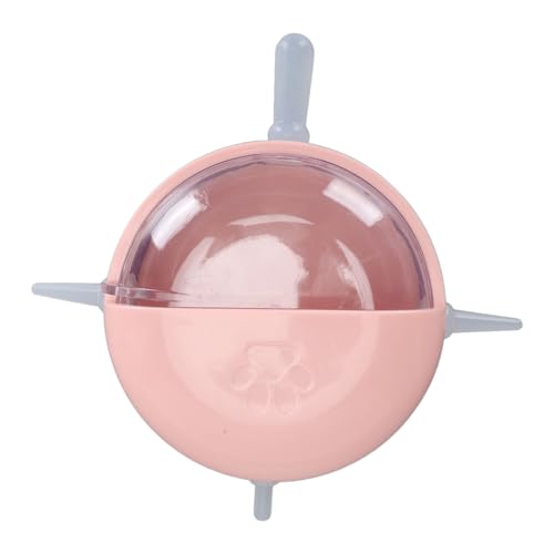 FILFEEL Pet Milk Feeder Bowl with 5 Nipples and Lid, Silicone Nursing Bottle for Puppies Kittens, Breastfeeding Device Newborn Small Animals, Roseate - color: Roseate