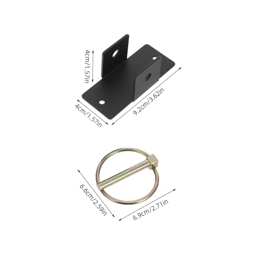 Toddmomy Heavy Duty Livestock Feed Bucket Hook, Wall Mounted Steel Barn Water Bucket Hanger for Horse Stalls and Calves, Stable Feeding Equipment