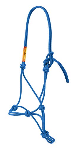 Downunder Horsemanship Rope Halter - color: Blue, size: Weanling