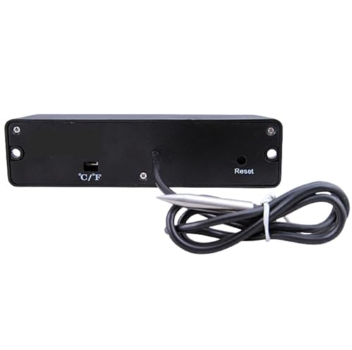 BNB SP-160 Digital Panel Thermometer, Solar Powered, Remote Probe. Monitor Temperature Inside Coolers, Freezers, Walk-Ins, Lab Enclosures. External Power Not Required. Surface-Mount.