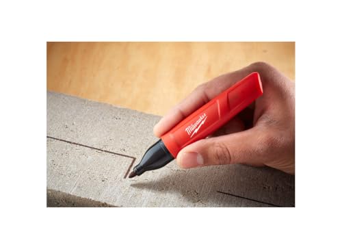Milwaukee 48-22-3102 Inkzall Point Marker, Medium, Black, 2-Pack