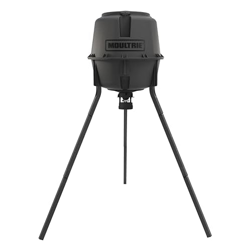 Moultrie 200 Lb Deer Feeder Standard - Bluetooth App Control, Pairs with Edge 3 for Full Remote Access, No Subscription - color: Feeder