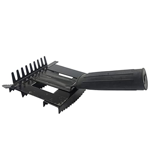 Livestock Shedding Comb, Metal Livestock Brush Tools for Cow, Horse, Sheep (Black), 7.87 X 5.5