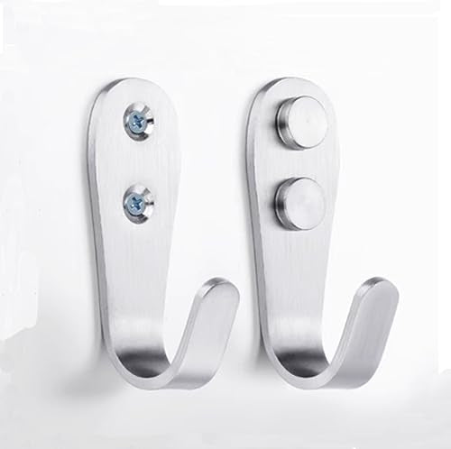 zoele Wall Mounting High Velocity Floor Fan Bracket, Wall Mount Industrial Grade Floor Fan Hook Hanger, Wall Fan Support Hook kit (2 Pcs Silver) - color: 2 Pcs Silver
