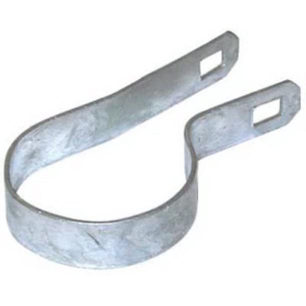 Ozark Fence & Supply Galvanized Steel Tension Band (3, 1 5/8"): 1-Pack Galvanized Tension Bands for 1-5/8" Chain Link Fence Posts - Rust-Resistant, Durable, Easy Install. Includes Required Bolt & Nut. - size: 1 5/8"
