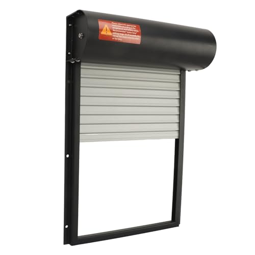 Automatic Chicken Coop Door, Solar Powered Chicken Door Opener with Timer LED Display for Duck Goose Poultry Safety (Black) - color: Black