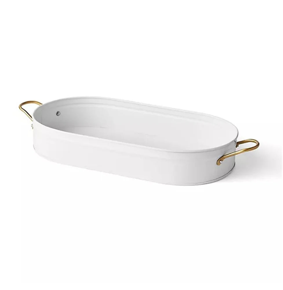Member's Mark Home Stainless Steel Beverage Tub with Stand - Bottom Tray - Ice Bucket - Party Drink Holder - Outdoor or Indoor Use - Free Standing