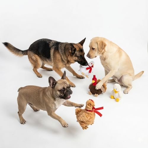 Fuzzl Plush Super Soft Sir Gobbles Turkey Dog Toy & Comforter β Cuddly Plush with Squeaker, Gentle Dog Toy for Puppies & Small, Medium & Large Dogs - style: Sir Gobbles