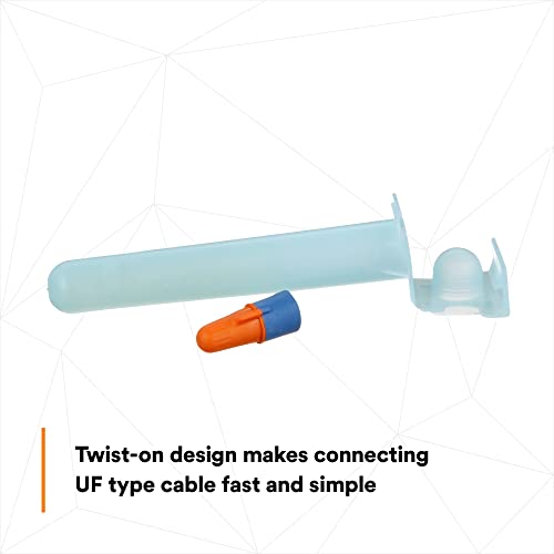 3M Direct Bury Splice Kit DBO/B-6 (BULK), 18-12 AWG, UV-Resistant, Steel Spring, Flame Retardant Insulation, 1 pack containing 2 Splice Tubes and 2 O/B Connectors - style: DBO/B-6: Splice Kit