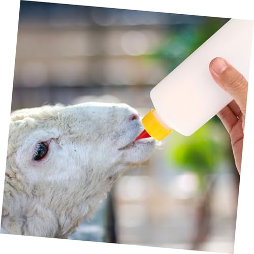 YARNOW 1set Goat Bottle Livestock Feeding Kit with Pacifiers for Includes Bottles Pacifiers Convenient for Farmers Easy Filling