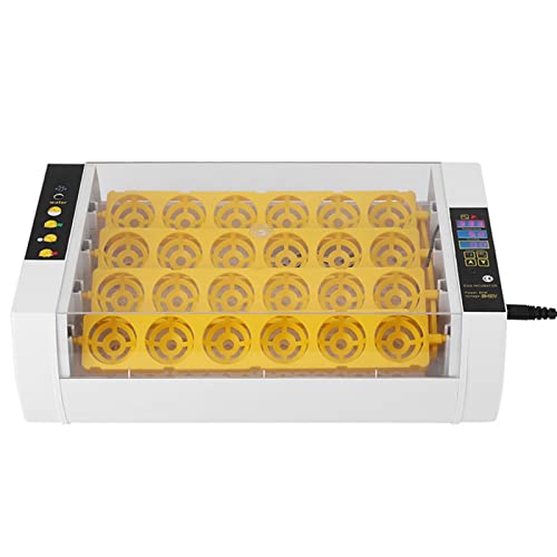 24 Egg Digital Incubator with Automatic Turner, LED Humidity Display for Chicken Duck Goose Bird Hatching