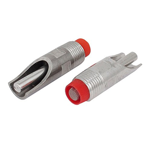 Ruilogod Stainless Steel Pig Livestock Nipple Drinker Waterer 70mm Long 2pcs (id: 6ca 371 aae fff c14