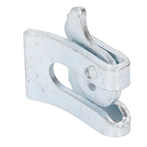 Farm Door Buckle, Thickened Galvanized Steel Plate Gate Latch 5 Sets Pig Fence Door Latch with L Lock Bolt for Farrowing Bed (Wall Thickness 4.5mm)