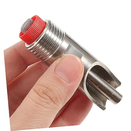 LIOOBO 5Pcs Thickened Stainless Steel Automatic Pig Waterer with Nozzle Watertight Livestock Drinking Tool for Piglets and Poultry Easy to Clean and Safe for Farm Use