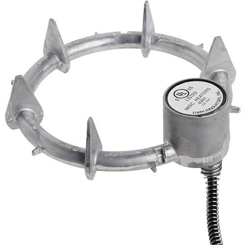 Farm Innovators Submergible Tank De-Icer, 1500W Water Deicer- Ice Chaser Cast Aluminum Design with Chew Proof Cord for Livestock Water Stock Tank