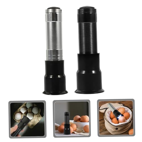 2pc Incubator Egg Candler Led Chicken Egg Light Portable Inspection Lamp for Farm Duck and Goose Easy to Carry
