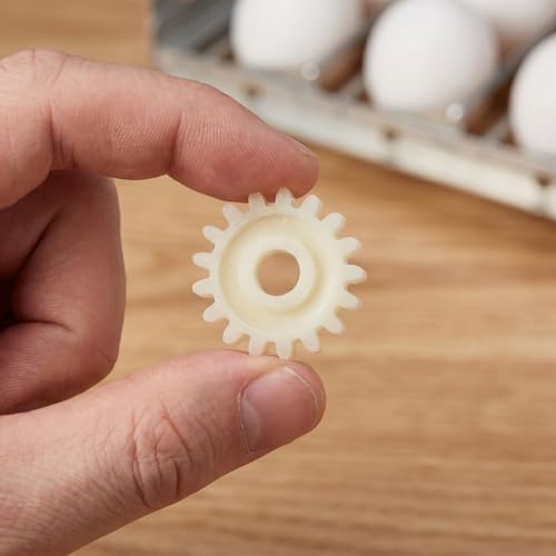 Abaodam 10pcs Incubator Gear for Turning Engine Reversible Gear Wheels Essential Incubator Accessories for Chickens and Quails Easy Installation Low Noise Farming Equipment