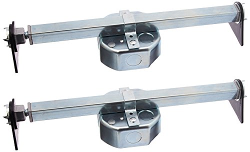 Westinghouse 0110000 Saf-T-Brace for Ceiling Fans, 3 Teeth, Twist and Lock - 2 Pack