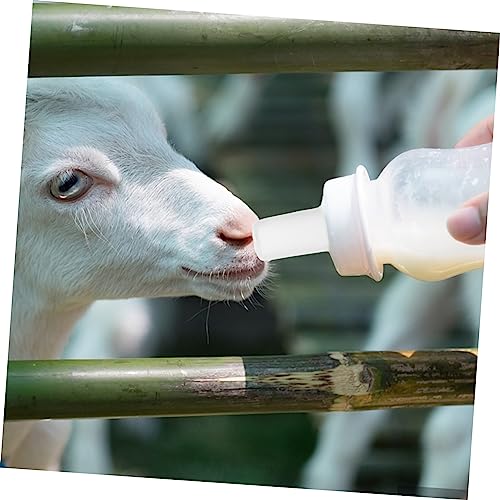 ORFOFE 10pcs Nipples for Calf Feeding Animal Bottle Nipples for Young Livestock Easy to Feeding Tool