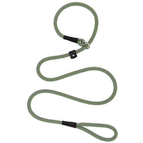 Terrain D.O.G. Elevation Dog Slip Lead - color: Lime/Slate Blue/Olive/Gray, size: 6-feet L x 7/16-inch W
