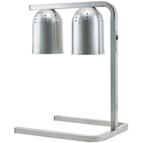 Winco EHL-2C Stainless Steel Electric Heat Lamp,Silver - color: Black